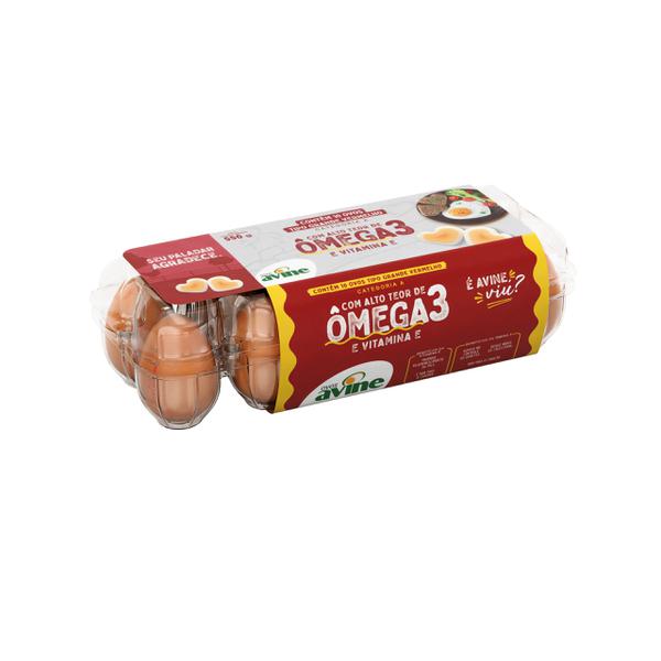 OVOS AVINE OMEGA3 10UN GRANDE VERMELHO