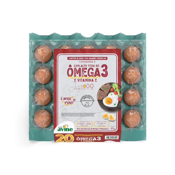 OVOS AVINE VERMELHOS 20UN GRANDE