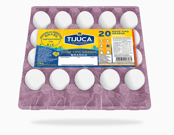 OVOS TIJUCA EXTRA 20UN BRANCO
