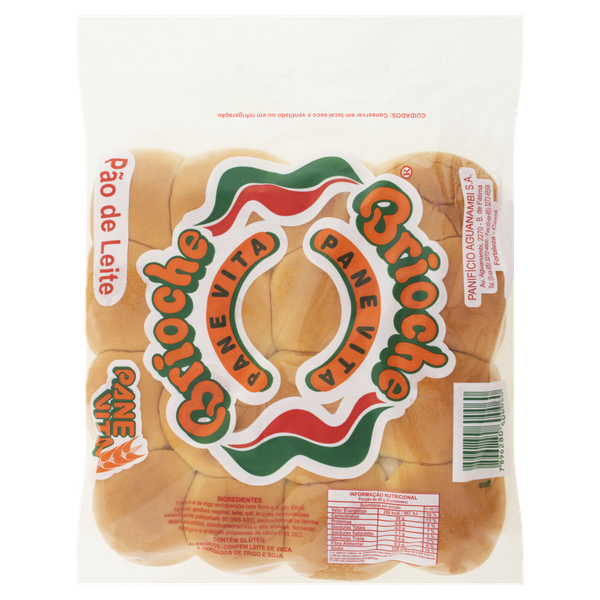 PAO DE LEITE PANEVITA 300G BRIOCHE