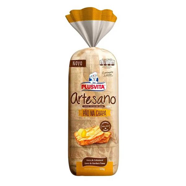 PAO FORMA PLUSVITA ARTESANO 500G NA CHAPA
