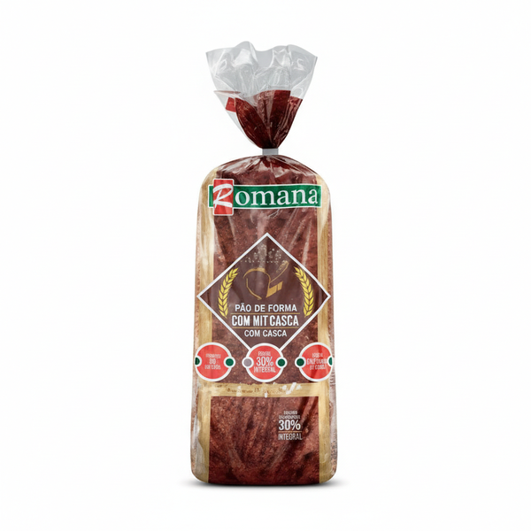 PAO FORMA ROMANA 450G INTEGRAL C/ CASCA
