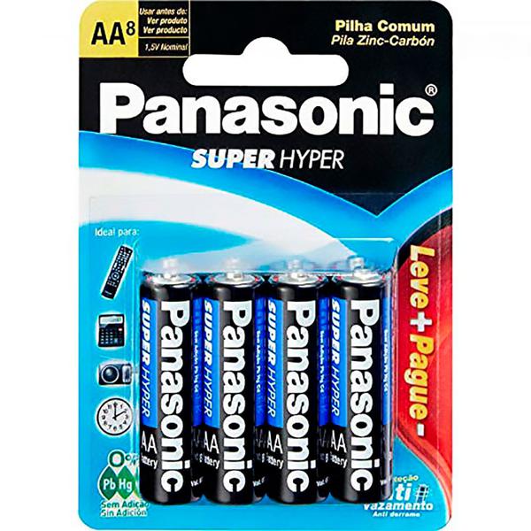 PILHA PANASONIC AA LV8PG6