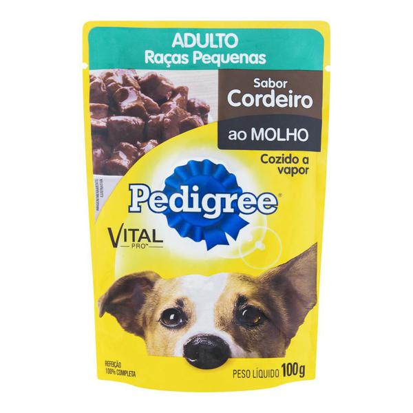 RACAO PEDIGREE SCH 100G CORDEIRO MOLHO