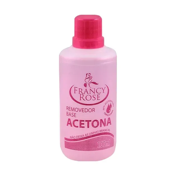 REMOVEDOR ESMALTE FRANCY ROSE 100ML ACETONA