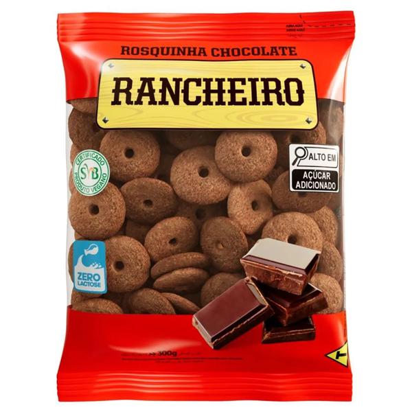 ROSQUINHA RANCHEIRO 300G CHOCOLATE