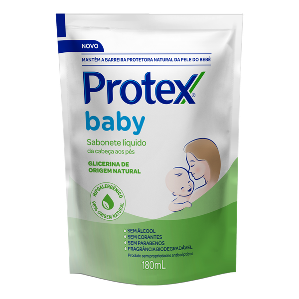 SAB LIQ PROTEX BABY REFIL 180ML GLICERINA