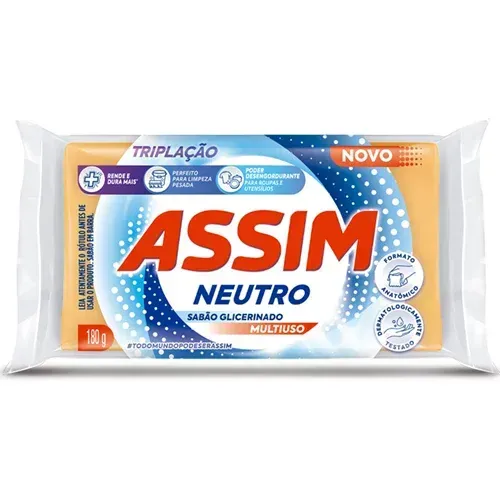 SABAO BARRA ASSIM 180G NEUTRO