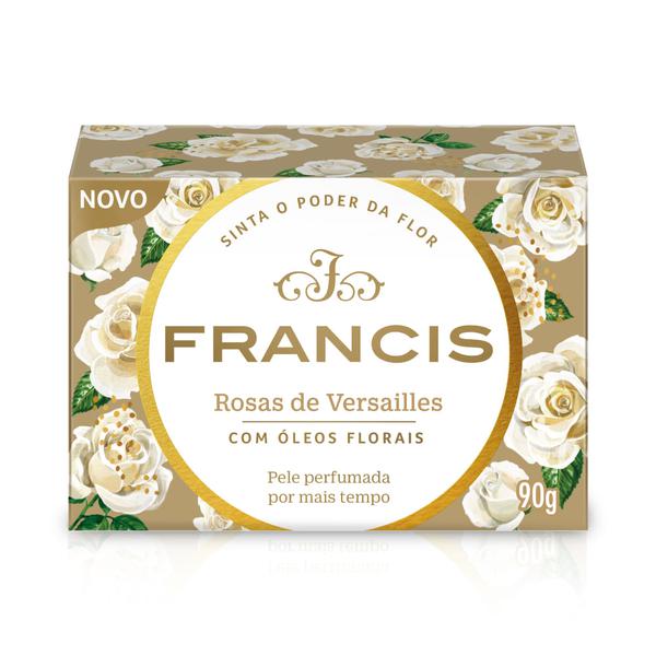 SABONETE FRANCIS 90G BRANCO