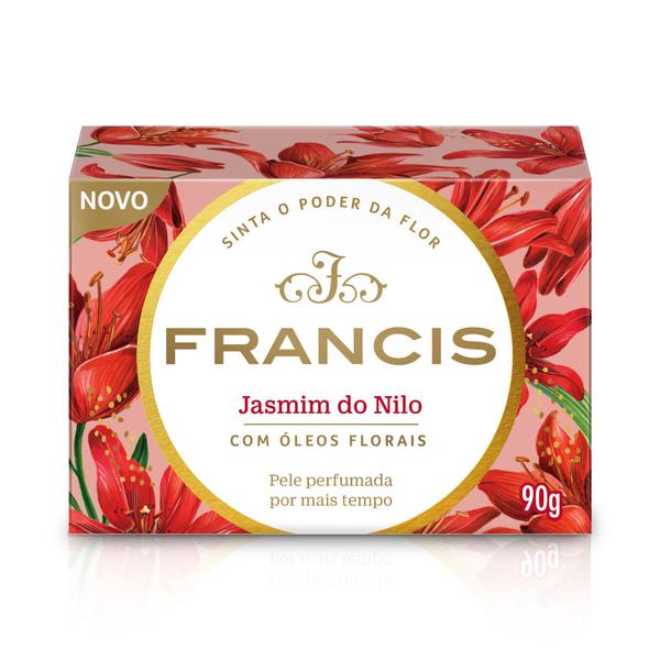SABONETE FRANCIS 90G VERMELHO