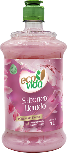 SABONETE LIQ ECO VIDA 1L PETALAS FLORES