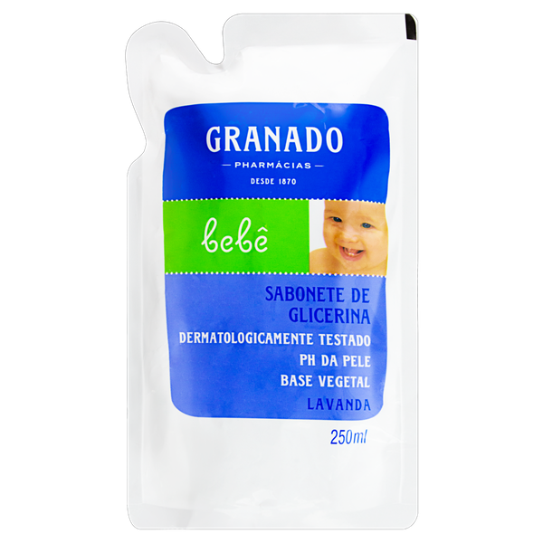 SABONETE LIQ GRANADO REF 250ML LAVANDA BEBE