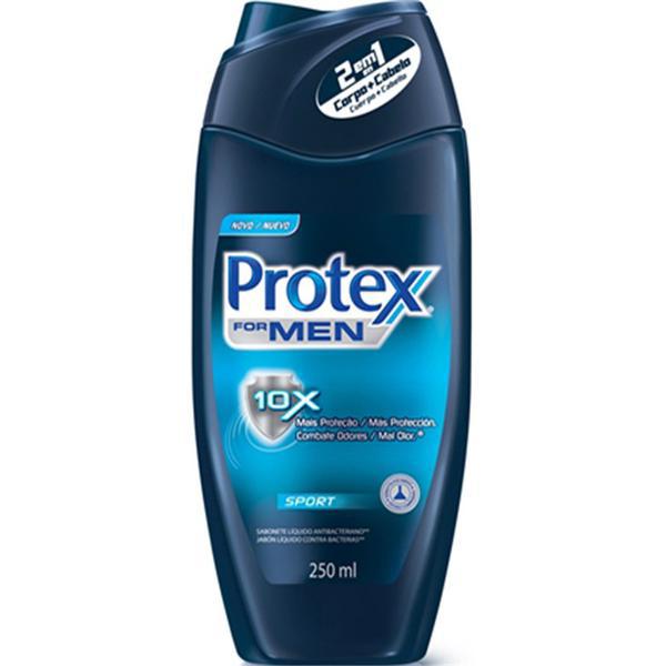 SABONETE LIQUIDO PROTEX MEN 250ML SPORT