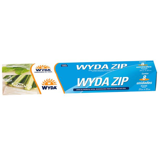 SACOS HERMETICOS WYDA ZIP 8UN 27X31CM GRANDE