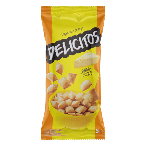 SALGADINHO DELICITOS 50G QUEIJO