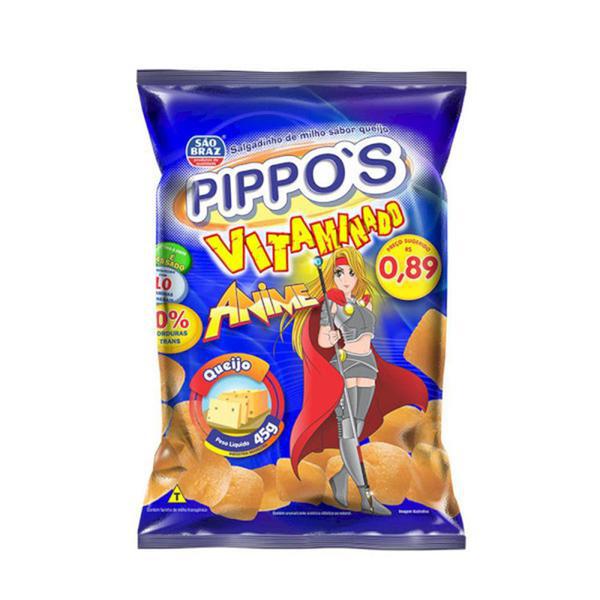 SALGADINHO PIPPOS ANIME 45G QUEIJO