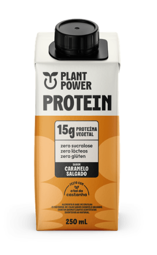 SHAKE PROTEIN PLANTPOWER 250ML CARAMELO SALG