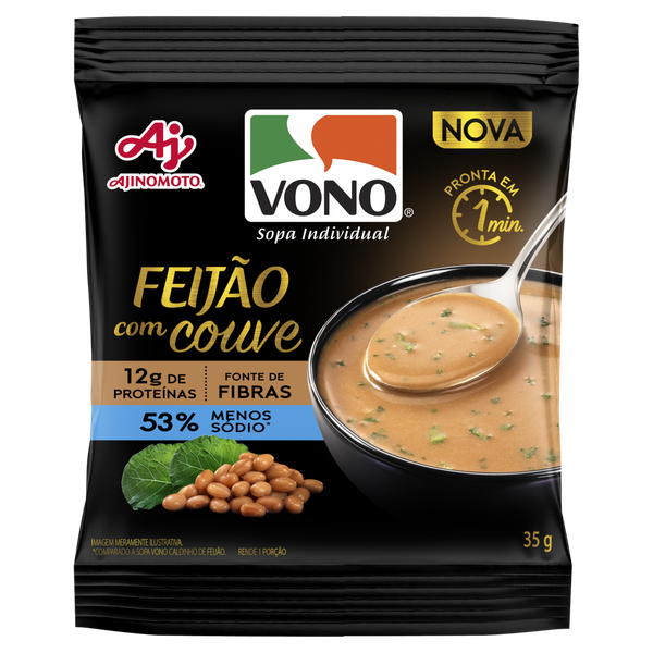 SOPA VONO AJINOMOTO 35G FEIJAO C COUVE