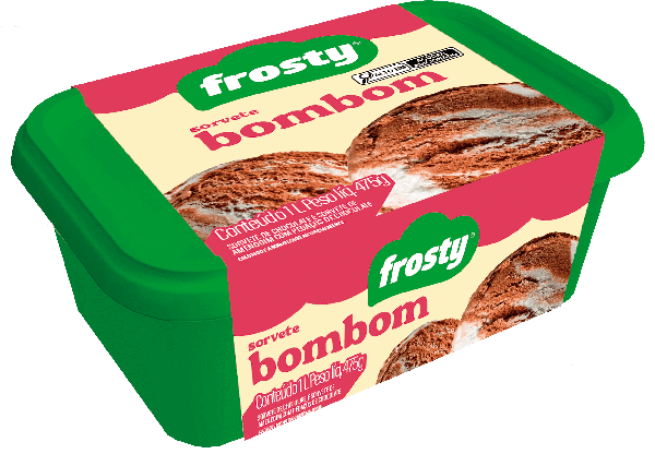 SORVETE FROSTY 1L BOMBOM