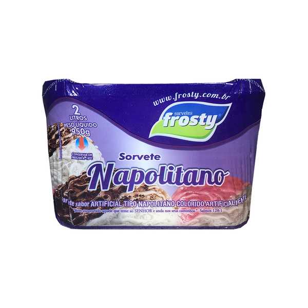SORVETE FROSTY 2L NAPOLITANO