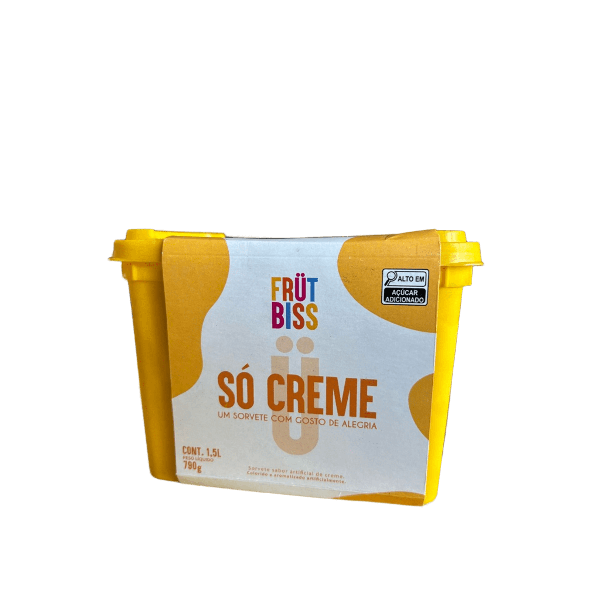 SORVETE FRUT BISS 1,5L CREME