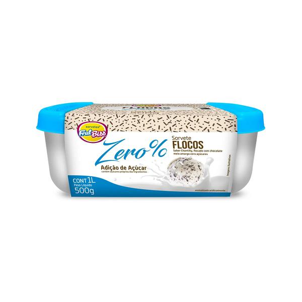 SORVETE FRUT BISS ZERO 1L FLOCOS