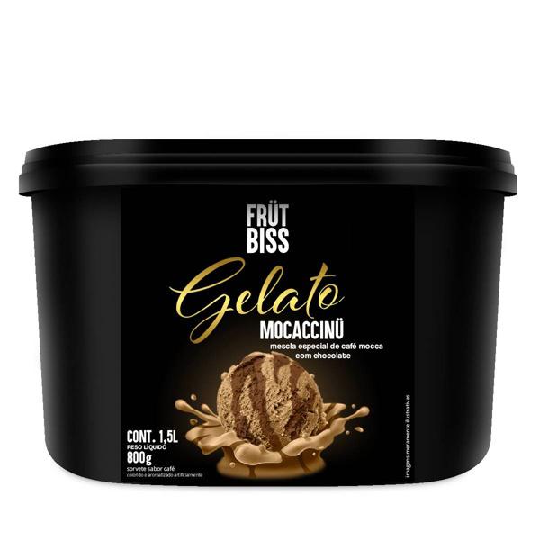 SORVETE GELATO FRUT BISS 1,5L MOCACCINU