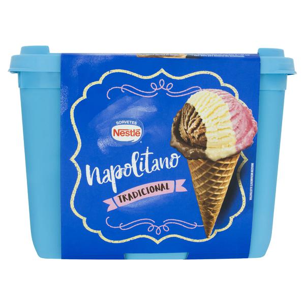 SORVETE NESTLE 1,5L NAPOLITANO TRAD