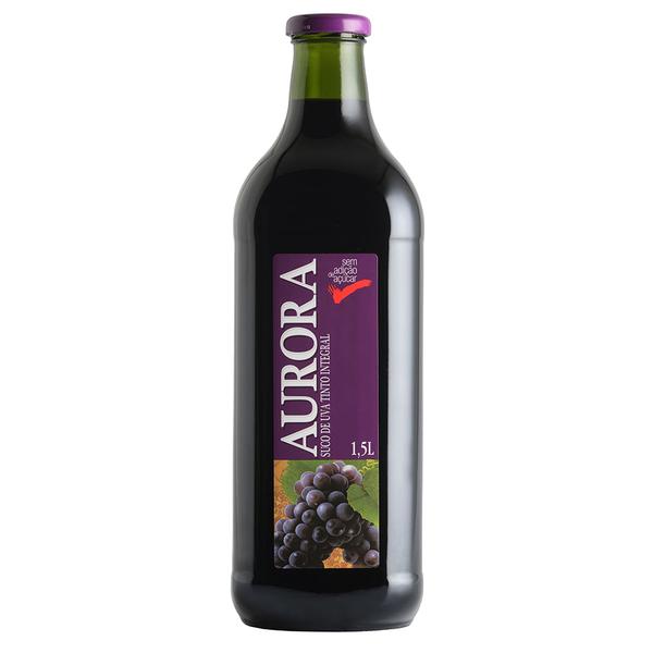 SUCO DE UVA TINTO INTEGRAL AURORA 1,5L