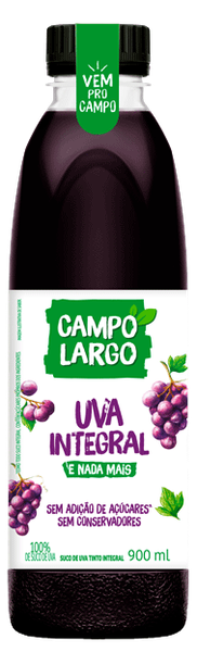 SUCO INT CAMPO LARGO PET 900ML UVA LEV