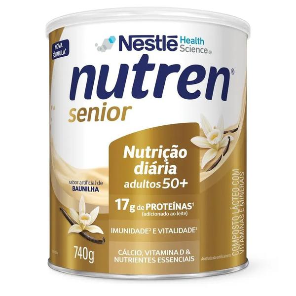 SUPLEMENTO PO NUTREN SENIOR LT 740G BAUNILHA
