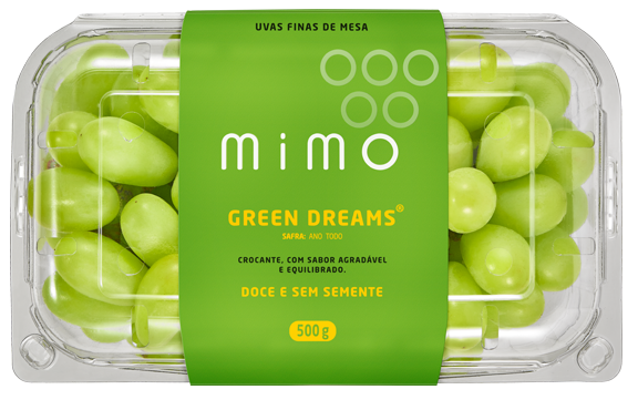 UVA VERDE MIMO BDJ 500G GREEN DREAMS S/SEMENTES