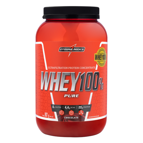 WHEY 100% INTEGRAL MEDICA PT 900G CHOCOLATE
