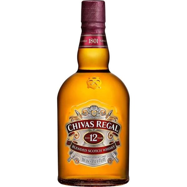 WHISKY CHIVAS REGAL 1L 12ANOS BLENDED SCOTCH