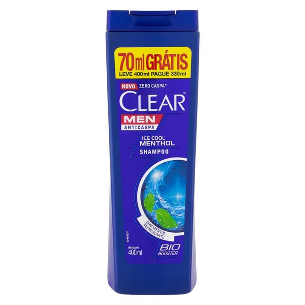 XAMPU CLEAR 400ML ICE COOL GTS 70ML