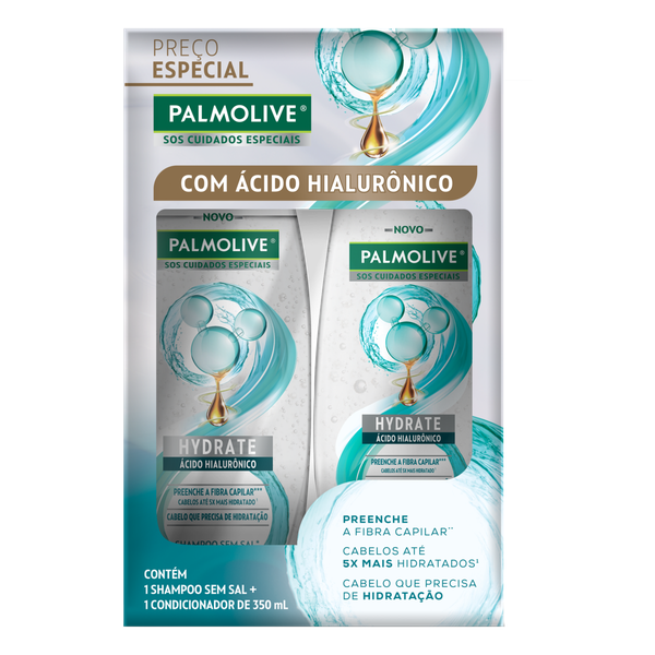 XAMPU + COND PALMOLIVE 350ML HIALURONICO