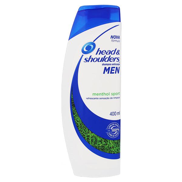 XAMPU HEAD SHOULDERS 400ML MEN MENTHOL SPORT