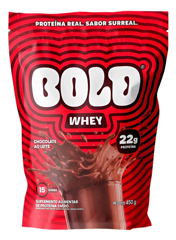 WHEY BOLD POUCH CHOCOLATE AO LEITE 450G
