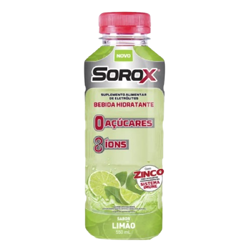 BEBIDA ISOTONICA SOROX 550ML LIMAO