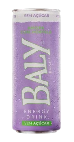 ENERGETICO BALY S/ ACUCAR 250ML AMORA C/ HORTELA