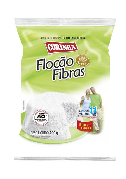 FLOCAO DE ARROZ C/FIBRAS CORINGA 400G