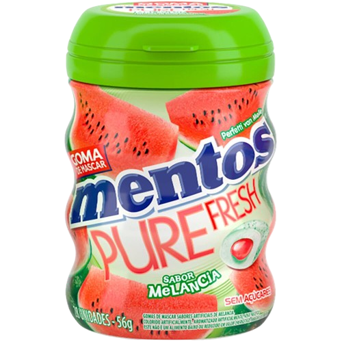GOMA DE MASCAR MENTOS PURE FRESH 56G MEL