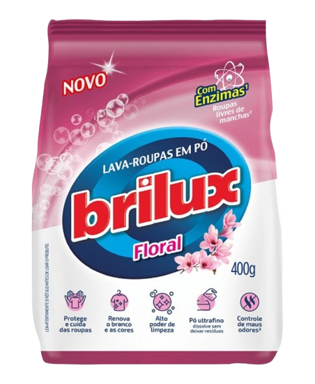 LAVA ROUPAS BRILUX 400G FLORAL