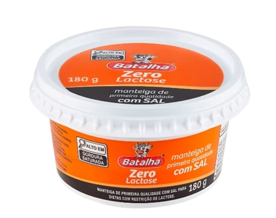 MANTEIGA BATALHA 180G ZERO LACTOSE