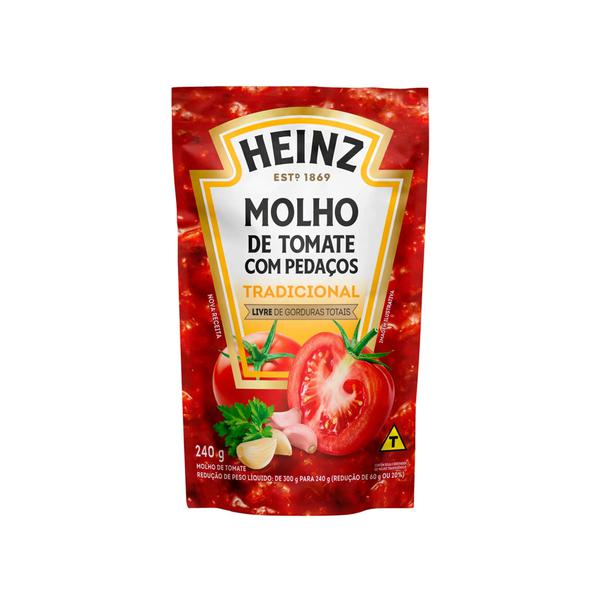 MOLHO DE TOMATE HEINZ 240G TRADICIONAL