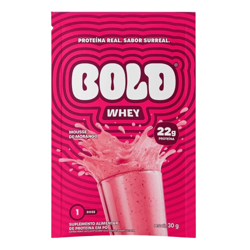 WHEY BOLD  MOUSSE DE MORANGO 30G