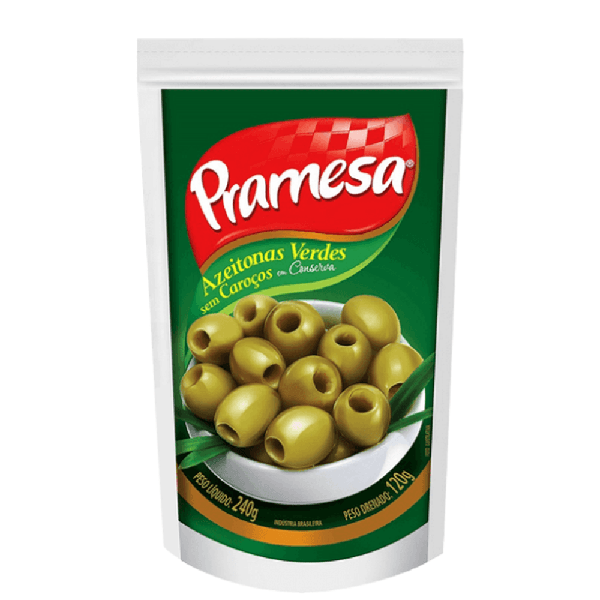 AZEITONA PRAMESA VERDE S CAROÇO DOYPACK 120G