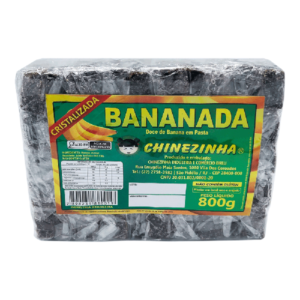 BANANADA CRISTAL CHINEZINHA 800G