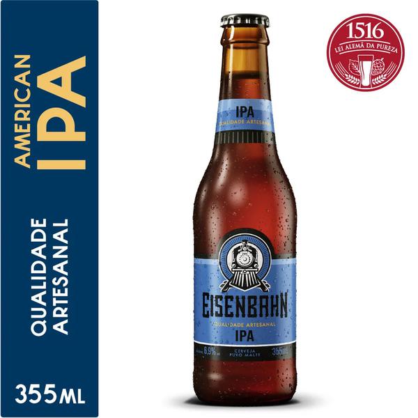 CERVEJA EISENBAHN AMERICAN IPA LONG NECK 355ML