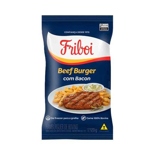 HAMBURGUER FRIBOI BEEF BURGER C/ BACON 120G